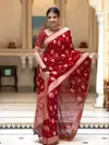 Lc 93 By Laabh Banarasi khadi Georgette Jacquard Designer Sarees Wholesale Online